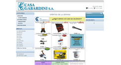 Desktop Screenshot of casagabardini.com