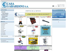 Tablet Screenshot of casagabardini.com